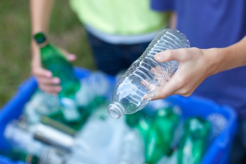 Various types of builders waste materials